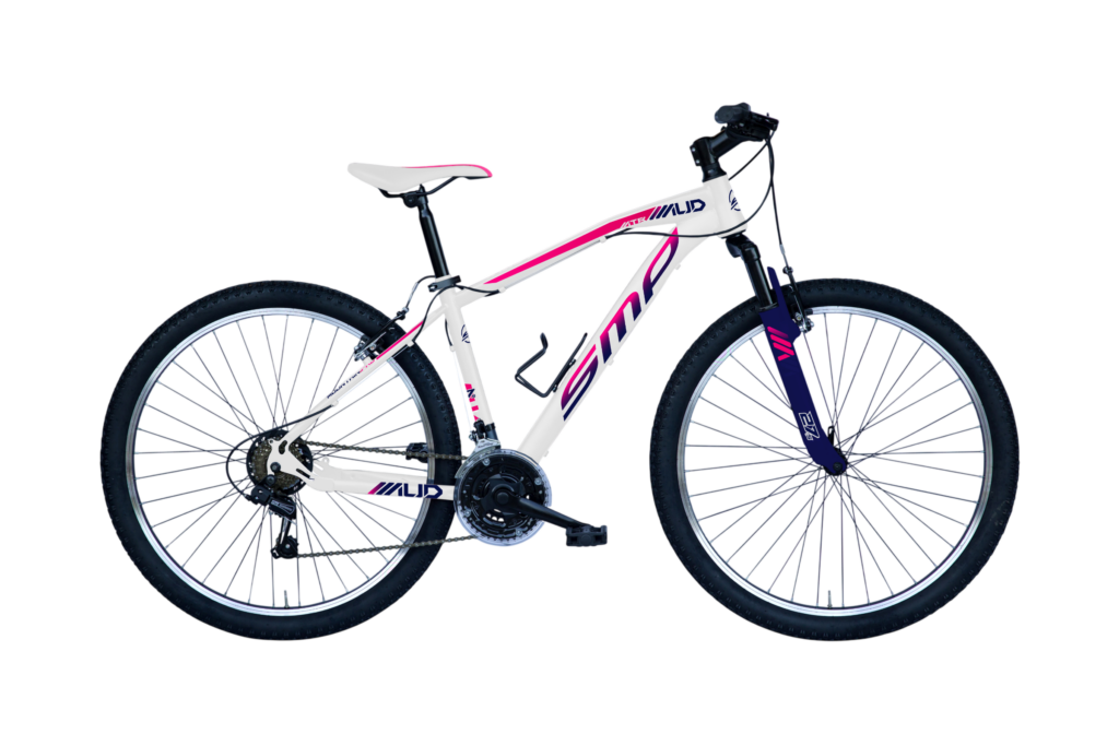Sempion Mud 27,5 pollici Bianco Fucsia, taglia 38 cm, V-brake